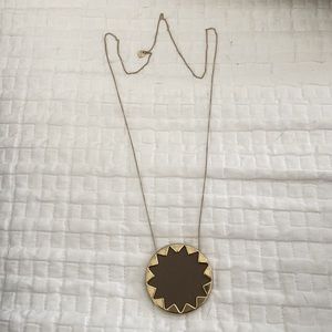 House of Harlow sunburst medallion necklace